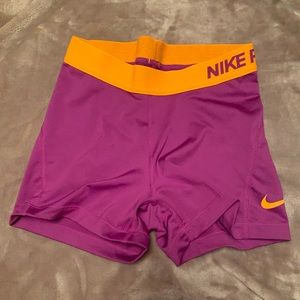 Nike Pros Pink & Orange Spandex